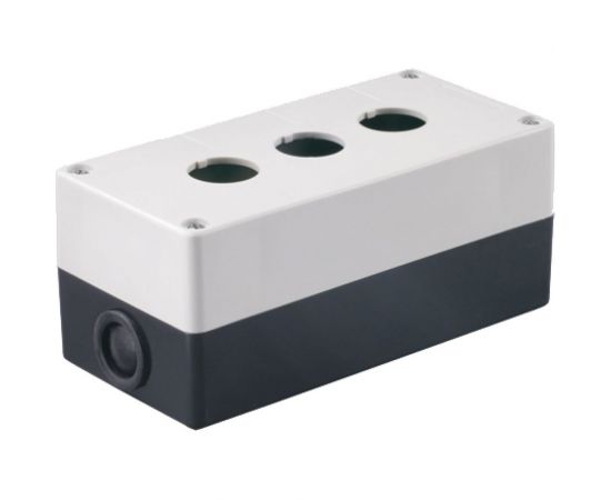 Корпус TDM КП103 для кнопок, 3места, белый SQ0705-0003 