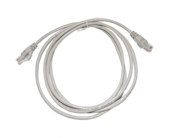 Патч-корд TDM народный U/UTP Cat 5e 4PR 24AWG PVC, литой 2 м, серый SQ0115-0004 