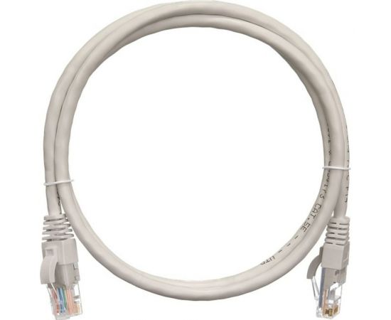 Коммутационный шнур NIKOMAX U/UTP 4 пары, серый, 1,5м NMC-PC4UD55B-015-C-GY 
