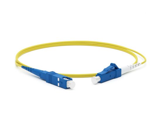 Патч-корд Hyperline FC-S2-9-LC/UR-SC/UR-H-10M-LSZH-YL волоконно-оптический (шнур) SM 9/125 240122 