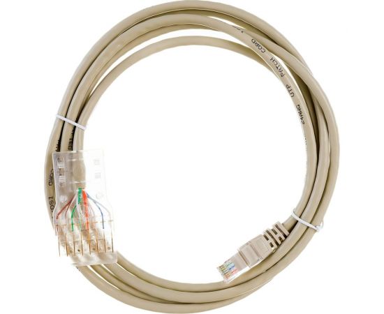 Патч-корд LANMASTER 110 тип-RJ45, 4 пары, UTP, 2 м, LAN-45-P4-2m 