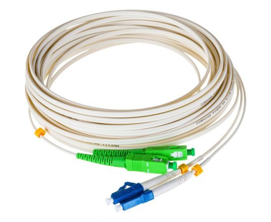 Оптический патч-корд TopLAN дуплексный, 657A1, 10 м, DPC-TOP-657A1-LC/U-SC/A-10 