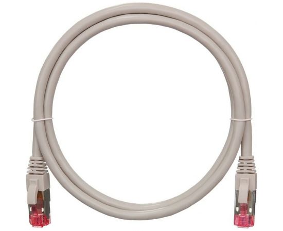 Коммутационный шнур NIKOMAX S/FTP 4 пары, серый, 0,5м NMC-PC4SA55B-005-GY 