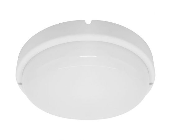 Пылевлагозащищённый светодиодный светильник FERON c микроволновым датчиком AL3009 в пластиковом корпусе 12W 4000K 220V IP65 белый 41320 