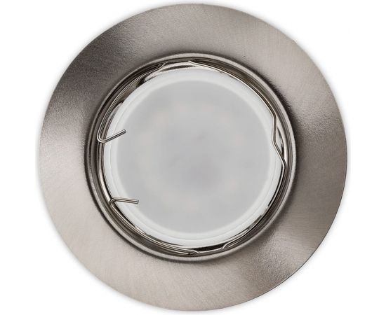 Встраиваемый светильник Smartbuy под лампу MR16 никель выпуклый SBL-08NC-MR16 