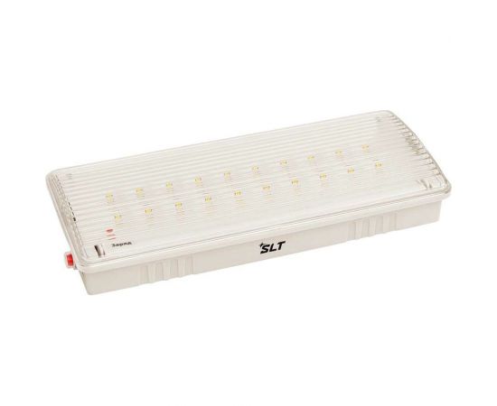 Аварийный светильник SLT, PL-0145A(AC/DC: пост. и непост. режимы свечения; IP 54) 10405 