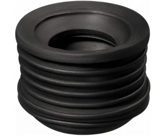 Переходная манжета Профитт d 25x40 сантехническая, канализационная, трехлепестковая, черная 2227497 