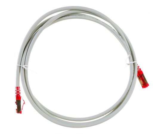Патч-корд Hyperline PC-LPM-STP-RJ45-RJ45-C5e-2M-LSZH-GY F/UTP, экранированный, Cat.5e 42337 