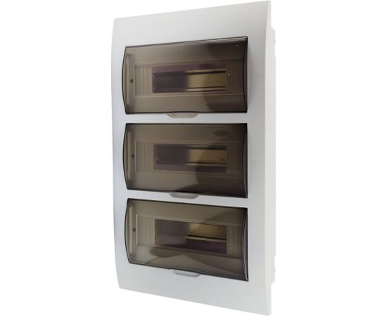 Бокс Lezard LUXRAY с прозрачной крышкой ЩРВ-П-36 для внутренней установки 36-и модульных устройств 731-1000-036 