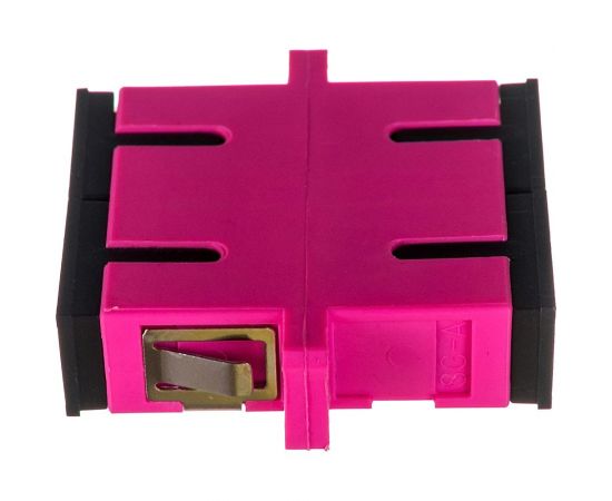 Оптический адаптер LANMASTER SC, OM4, дуплексный LAN-2SC-AM-OM4 