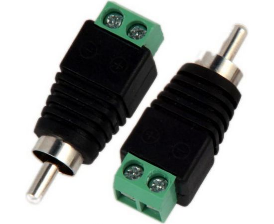 Разъем RCA штекер Pro Legend пластик на кабель, винт, PL2161 