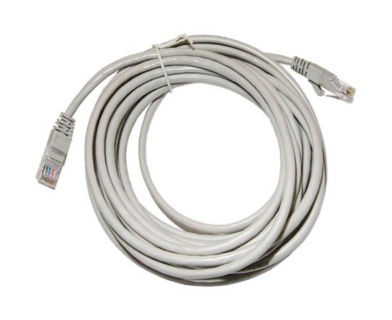 Патч-корд TDM народный U/UTP Cat 5e 4PR 24AWG PVC, литой 7 м, серый SQ0115-0007 