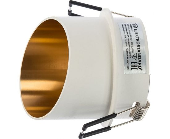 Встраиваемый светильник Elektrostandard 7005 MR16 / WH/GD белый/золото a040981 – изображение 2