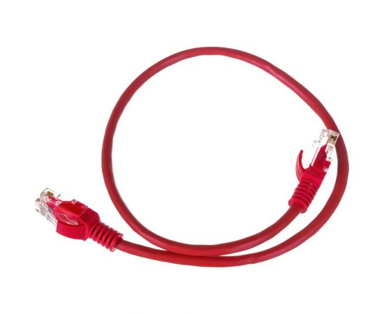 Патч-корд ExeGate UTP-RJ45-RJ45-5e-0,5M-RD, UTP, cat.5e, 0.5м, красный 258384 – изображение 2