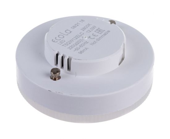 Светодиодная лампа Ecola GX53 LED 12,0W Tablet 220V 2800K матовая 27x75 T5QW12ELC – изображение 2