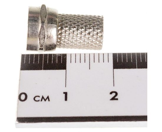 Телекоммуникационный разъем PROCONNECT F-соединитель для кабеля RG-6, 17,8 мм 05-4003-6-9 – изображение 2