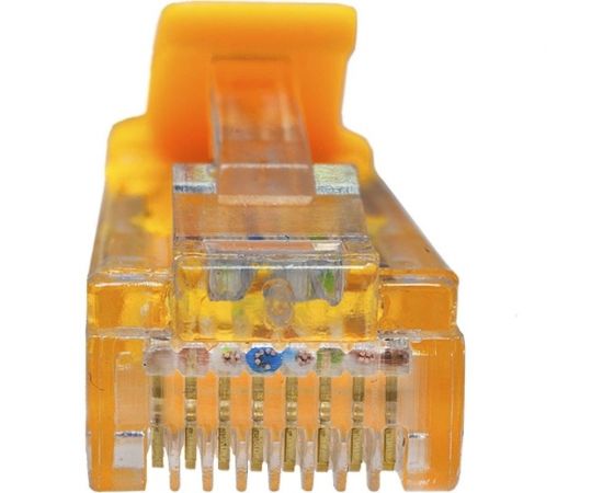 Патч-корд SUPRLAN, U/UTP Cat.5e 4x2 26AWG /7x0.16mm/ Cu LSZH желтый 0,5м 10-0161 – изображение 2