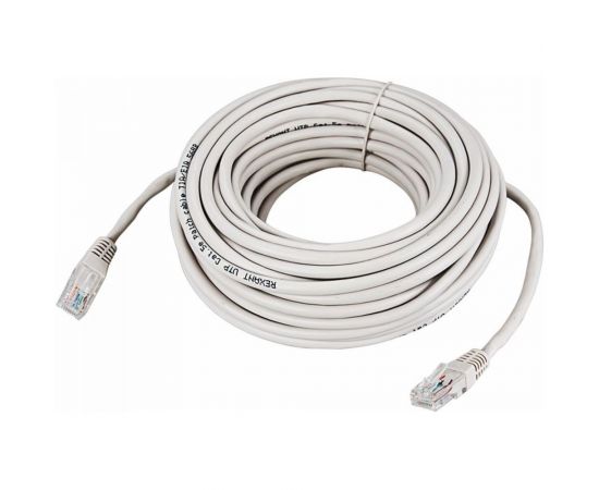 Патч-корд UTP 5e кат. литой 20М СЕРЫЙ REXANT 18-1011 – изображение 2