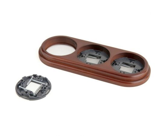 Рамка на 3 поста Werkel W0035225 итальянский орех a050992 – изображение 2