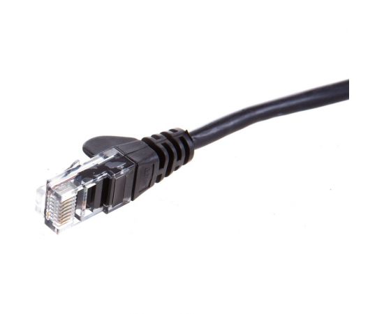 Патч-корд LANMASTER RJ45 - RJ45, 4 пары, UTP, категория 5е, 2 м, черный, LSZH, LAN-PC45/U5E-2.0-BK – изображение 2