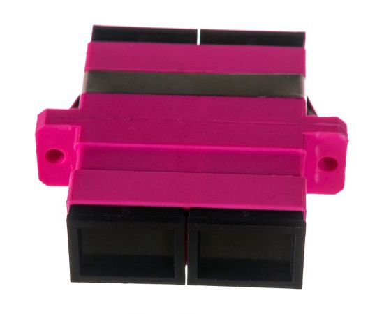 Оптический адаптер LANMASTER SC, OM4, дуплексный LAN-2SC-AM-OM4 – изображение 2