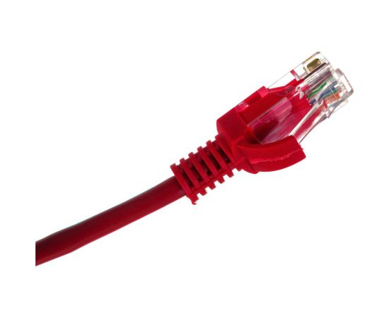 Патч-корд ExeGate UTP-RJ45-RJ45-5e-1M-RD, UTP, cat.5e, 1м, красный 258673 – изображение 3