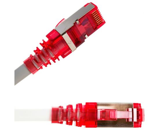 Патч-корд Hyperline PC-LPM-STP-RJ45-RJ45-C5e-2M-LSZH-GY F/UTP, экранированный, Cat.5e 42337 – изображение 3