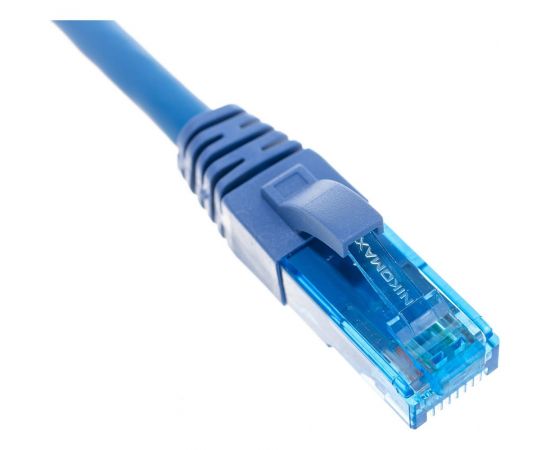 Шнур NIKOMAX U/UTP, 4 пары, категория 6, 7х0.205 мм, синий, 0.15 м NMC-PC4UE55B-001-C-BL – изображение 3