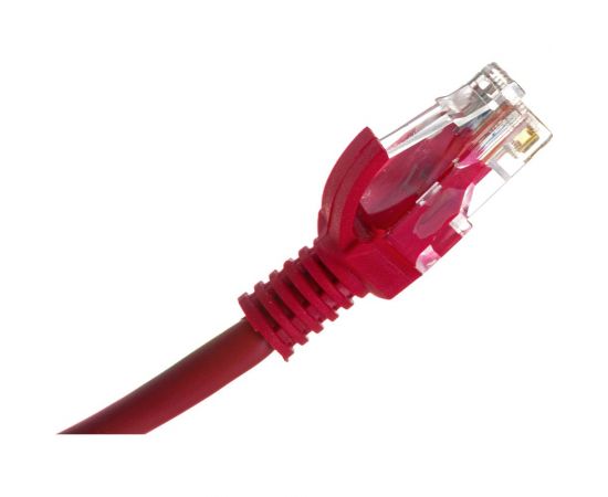 Патч-корд ExeGate UTP-RJ45-RJ45-5e-0,5M-RD, UTP, cat.5e, 0.5м, красный 258384 – изображение 3