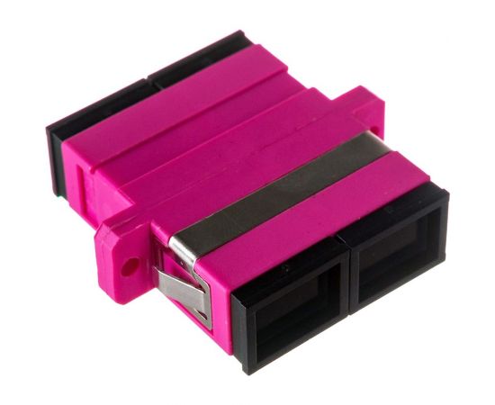 Оптический адаптер LANMASTER SC, OM4, дуплексный LAN-2SC-AM-OM4 – изображение 3