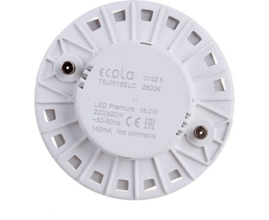Светодиодная лампа Ecola GX53 LED Premium 18,0W Tablet 220V 2800K матовая 27x75 T5UW18ELC – изображение 3