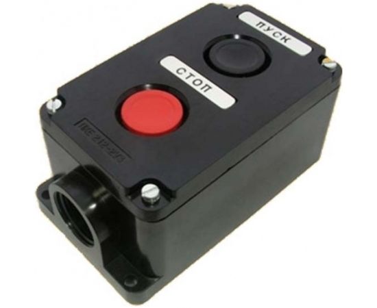 Кнопочный пост ПКЕ TDM 212-2 У3, красная и черная кнопки, IP40 SQ0742-0003 – изображение 3