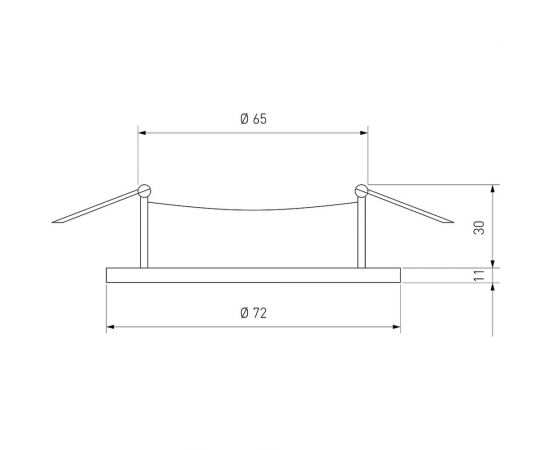 Встраиваемый светильник Elektrostandard 111 MR16, черный a053336 – изображение 3