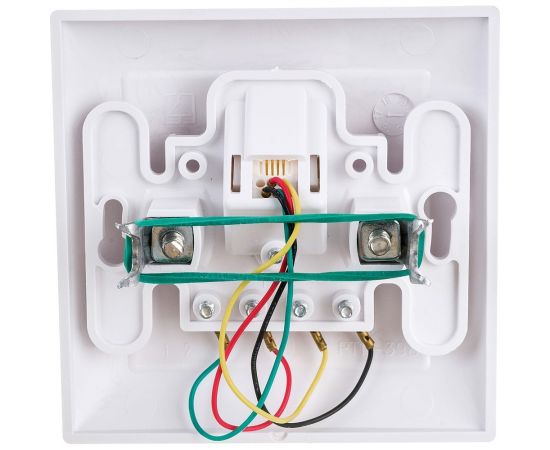 Телефонная розетка Кунцево-Электро СЕЛЕНА скрытой установки, одноместная РТ1-398 8119 – изображение 3