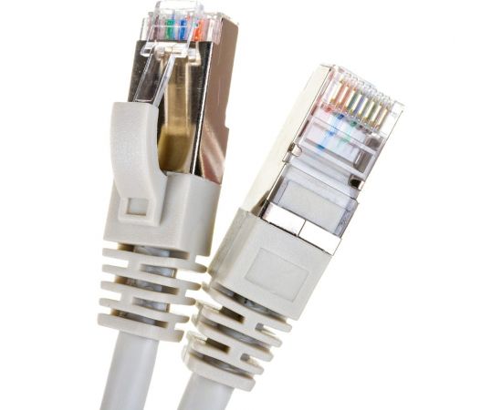 Патч-корд ЭРА PC15F F/UTP категория 5e, длина 15 метров, экранированный, серый, Cu, Б0051350 – изображение 3