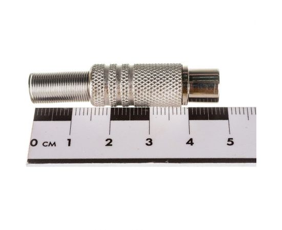 Антенный разъем на кабель штекер-ТВ PROCONNECT никель с пружиной 05-2011-4-7 – изображение 4