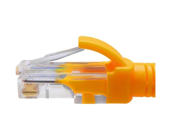 Патч-корд SUPRLAN, U/UTP Cat.5e 4x2 26AWG /7x0.16mm/ Cu LSZH желтый 0,5м 10-0161 – изображение 4