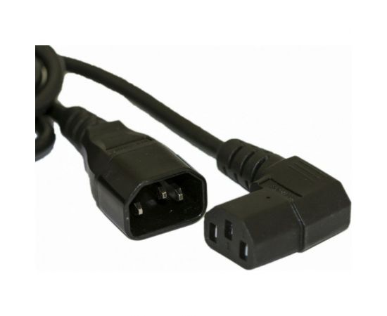 Кабель питания Hyperline PWC-IEC13A-IEC14-1.8-BK монитор-компьютер IEC 320 C13 432091 – изображение 4