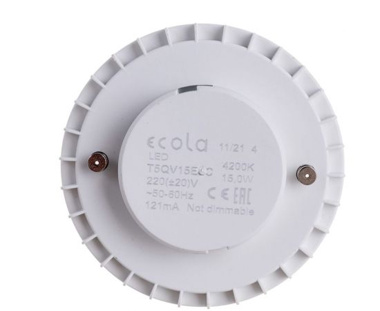 Светодиодная лампа Ecola GX53 LED 15,0W Tablet 220V 4200K матовая 27x75 T5QV15ELC – изображение 4