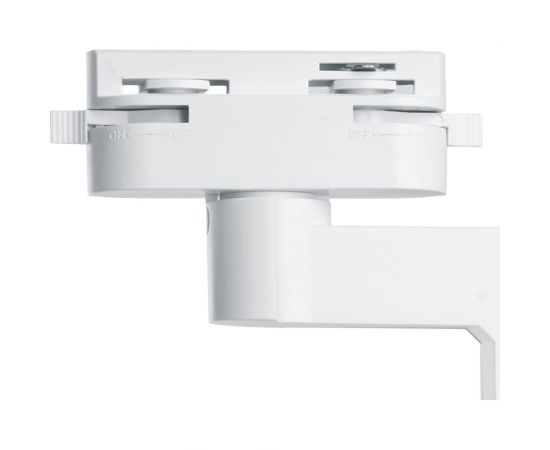 Трековый светильник на шинопровод FERON E27, однофазный AL193, 50W, 230V, белый, корпус сталь 41597 – изображение 4