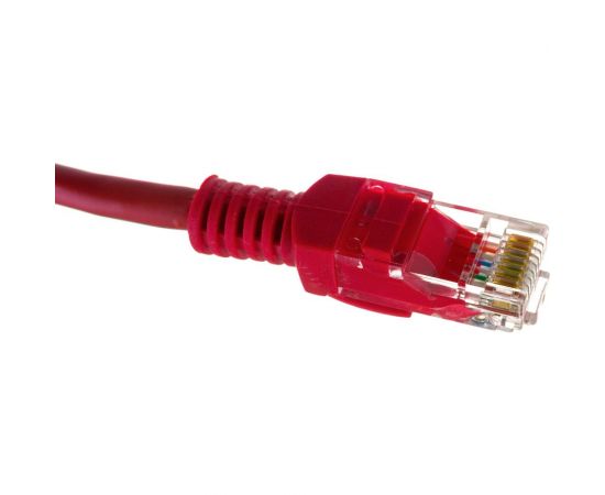 Патч-корд ExeGate UTP-RJ45-RJ45-5e-0,5M-RD, UTP, cat.5e, 0.5м, красный 258384 – изображение 4