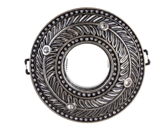 Встраиваемый светильник De Fran MR16, античное золото со стразами, FT 206 AG – изображение 5