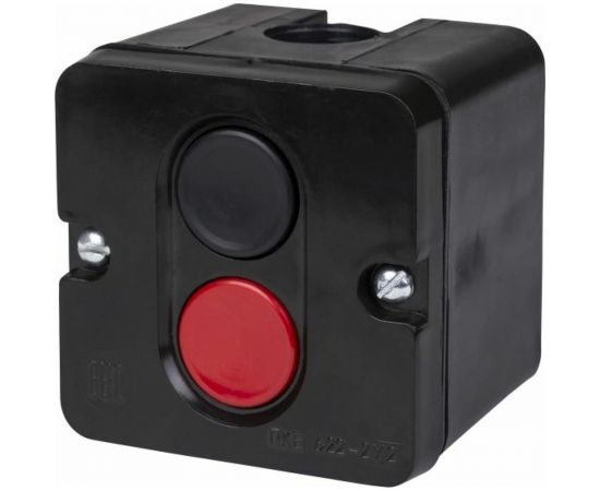 Кнопочный пост ПКЕ TDM 722 У2, красная и черная кнопки, IP54 SQ0742-0026 