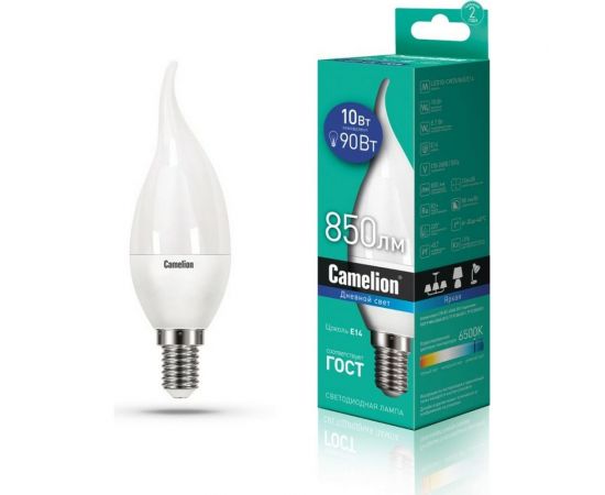 Светодиодная лампа Camelion LED10-CW35/865/E14 10Вт 220В 14405 