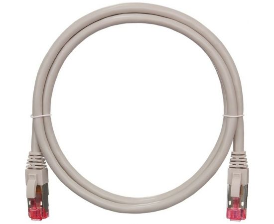 Коммутационный шнур NIKOMAX S/FTP 4 пары, серый, 7,5м NMC-PC4SA55B-075-C-GY 