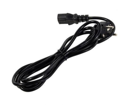 Кабель питания 5Bites iec-320-c13 / cee 7/7 shcuko / 220v / 3gx1.00mm / 10a / cca / 1.8m PC410-18A 
