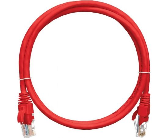 Коммутационный шнур NIKOMAX U/UTP 4 пары, красный, 5м NMC-PC4UD55B-050-C-RD 