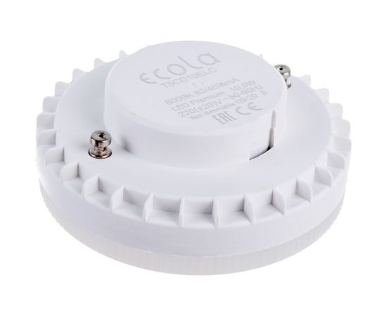 Светодиодная лампа Ecola GX53 LED Premium 10,0W Tablet 220V 6000K 3-х ступ. 100 - 50 - 10 матовая 27x75 T5CD10ELC – изображение 2