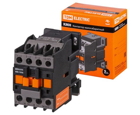 Контактор TDM КМН-11810 (18А; 230В/АС3; 1НО) SQ0708-0010 – изображение 2