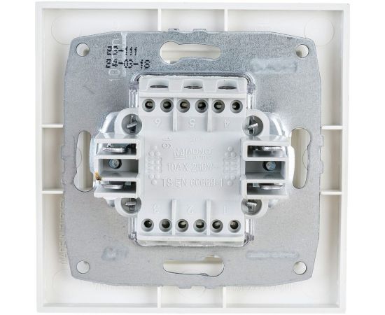 Двухклавишный проходной выключатель MONO ELECTRIC Despina, слоновая кость 102-010023-111 – изображение 3